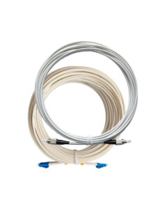 Bretella ottica doppia armatura e rinforzata connettori fc lc duplex