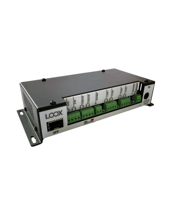 CONTACT8IO convertitore fibra ottica single-mode multi-mode 4 contatti bidirezionali loox